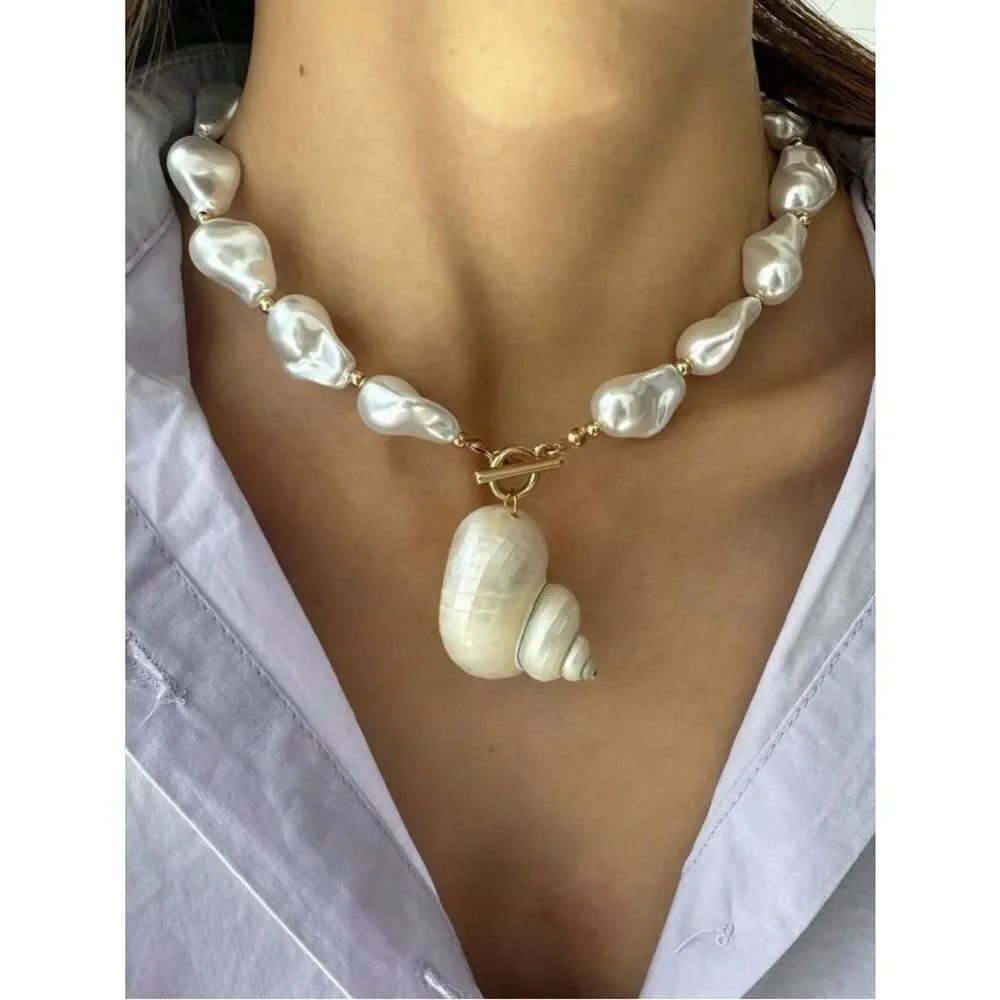 Seashell necklace N2114